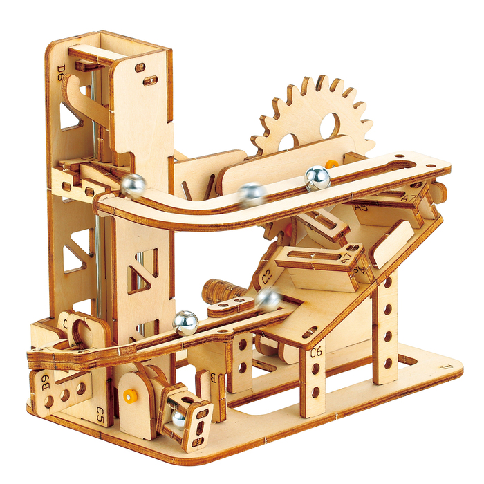 木製エレベーター式コースタークラフトキット11