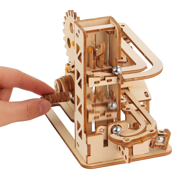 木製エレベーター式コースタークラフトキット12