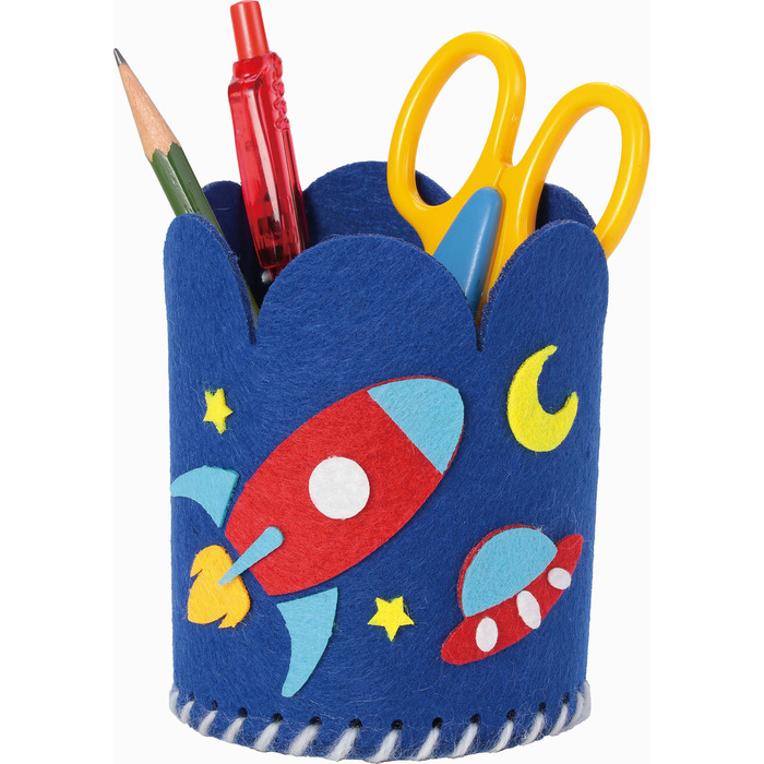 フェルトでつくる手づくり小物入れ　うちゅう0