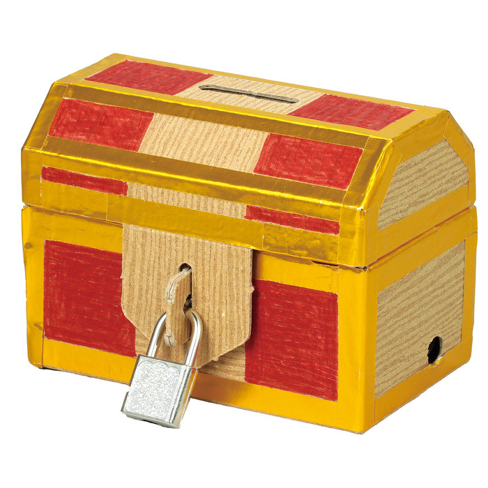 光る！リアルトレジャー貯金箱0