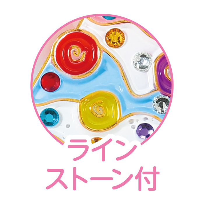 ぬりえフレームチャームキット　スイーツ2