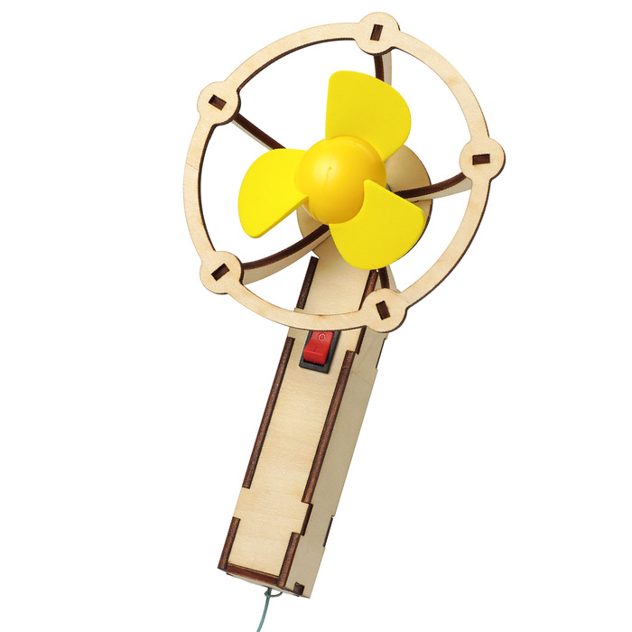 木製ハンディ扇風機組立キット6