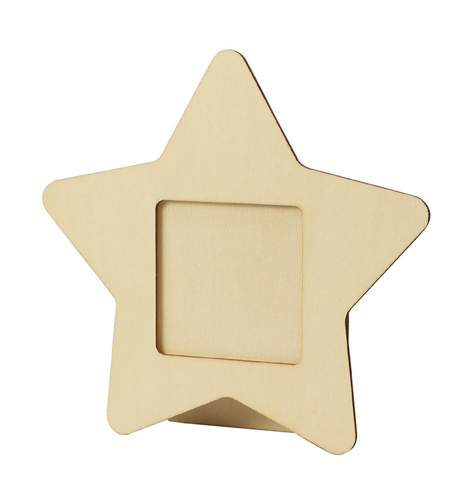 ワークショップ20人用セット　木製星形小物入れ0