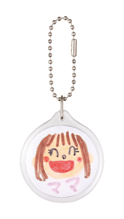 ワークショップ20人用セット　ワンタッチクリアキーホルダー　丸型0