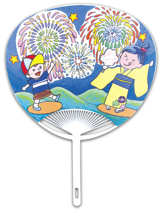 ワークショップ20人用セット　うちわ作り（タック付）1