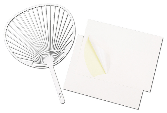 ワークショップ20人用セット　うちわ作り（タック付）3