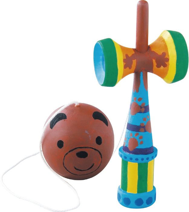 ワークショップ20人用セット　木製　けん玉5