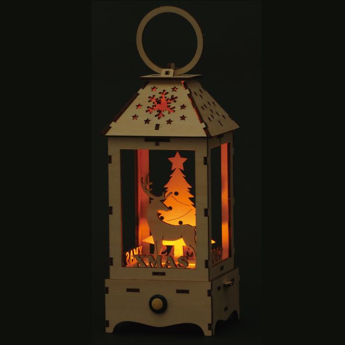 木製クリスマスランタンクラフトキット13