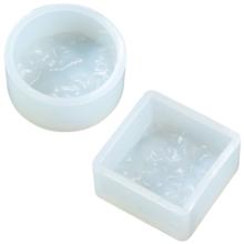 波型シリコンモールド　丸型＆正方形