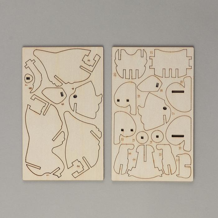 木製3Dパズル　レトリバー3