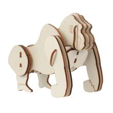 木製3Dパズル　ゴリラ