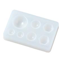 シリコンモールド　半球5個　六角形2個