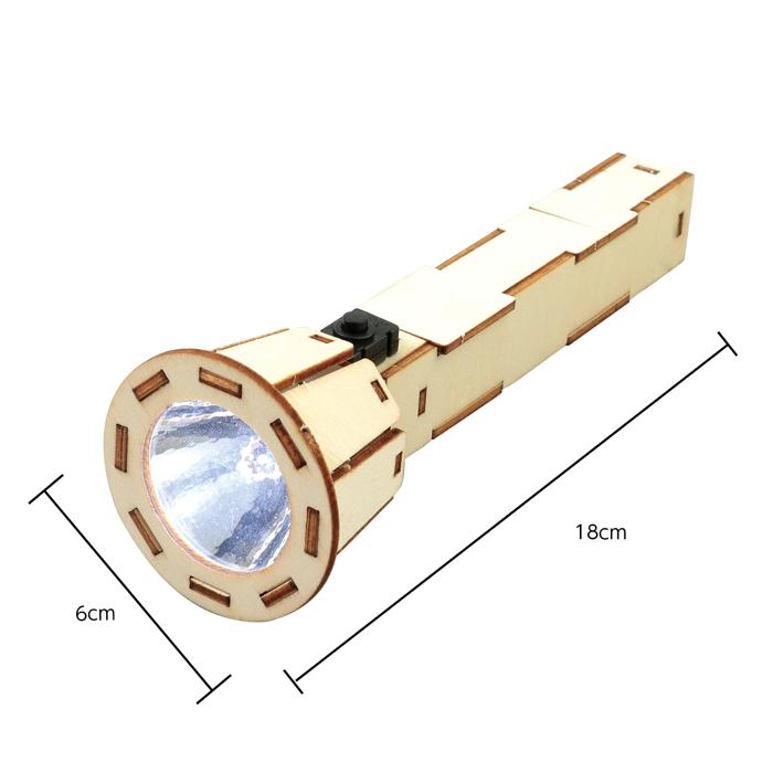 木製ハンディライト組立キット3