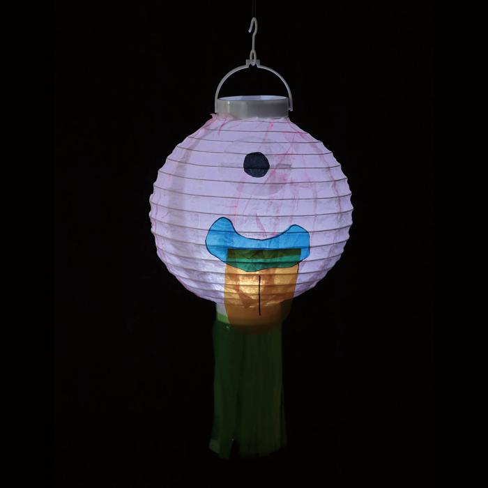 おばけちょうちん　ピンク2