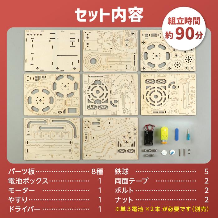 木製電動デラックス　コースタークラフトキット6