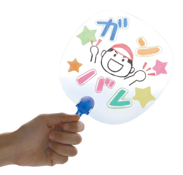 透明うちわ単品4