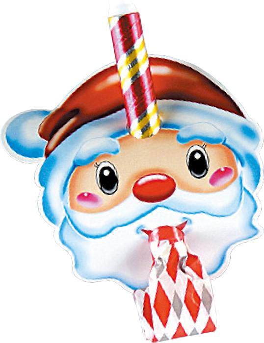 サンタお面巻取り笛0