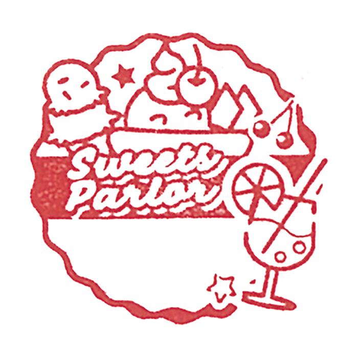 木柄スタンプ30 レトロポップ スイーツパーラー デイリーログ2