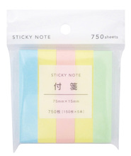 FIT MEMO 付箋 75×15mm150枚（5本入）