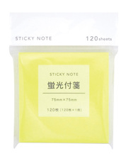 FIT MEMO 蛍光付箋 75×75mm120枚