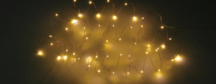 イルミネーションライト　5m　USBアダプター付0