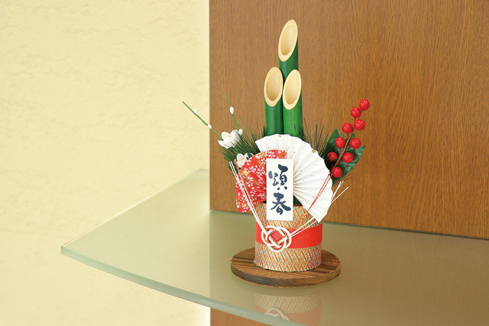 青竹ミニ門松　H26cm8