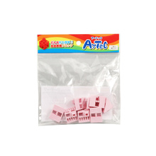 アーテックブロック　三角A　8pcsセット　薄ピンク