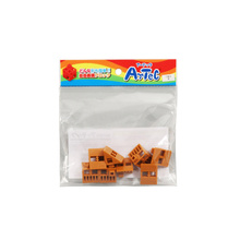 アーテックブロック　三角A　8pcsセット　茶