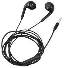 インナーイヤー型マイク付イヤホン　ブラック