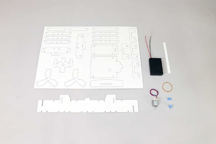 ハンディ扇風機工作キット9