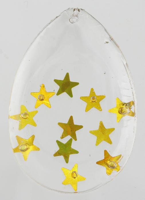 ホログラムグリッター　星　5mm　ゴールド3