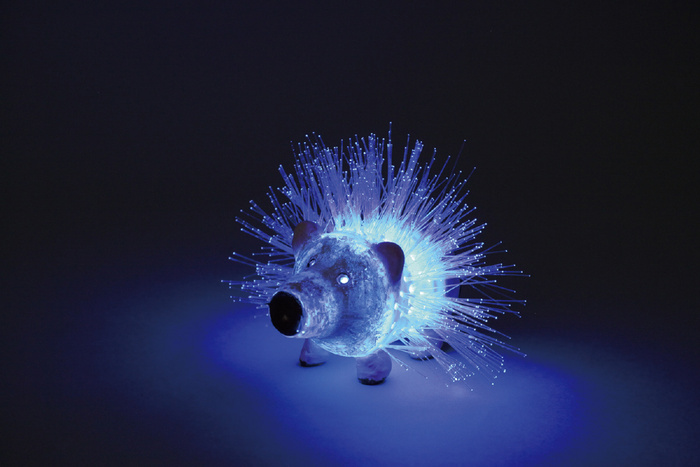 ペットボトルでつくる光ファイバーアート7