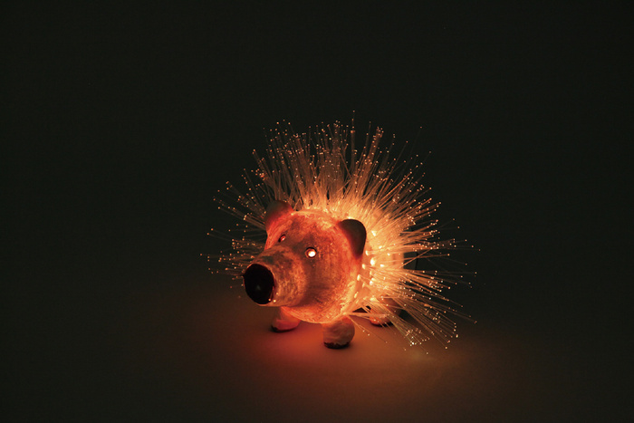 ペットボトルでつくる光ファイバーアート8