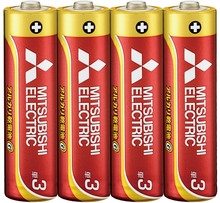 三菱乾電池アルカリＧ　単3×4本組　10パック（40本）