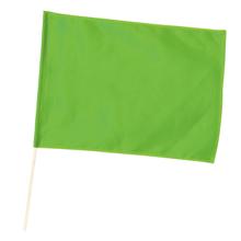 小旗　蛍光グリーン