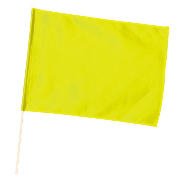 小旗　蛍光イエロー0