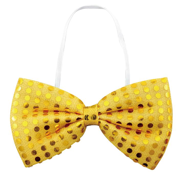 キラキラ蝶ネクタイ　金0