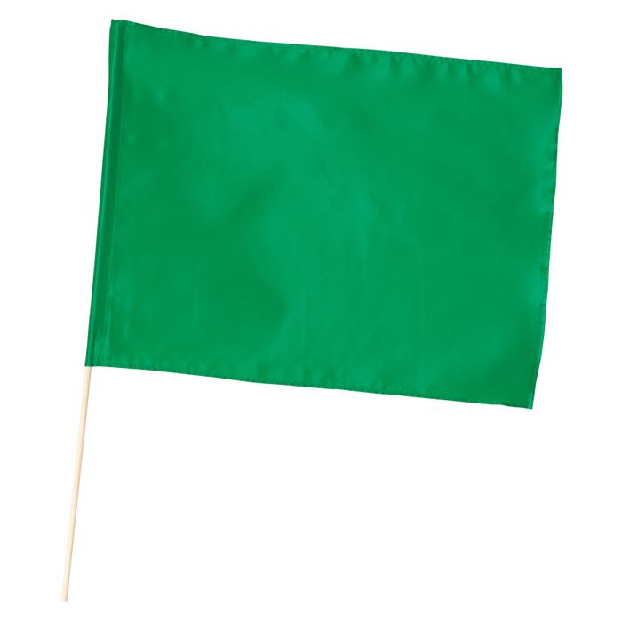 サテン特大旗　φ12mm　メタリックグリーン0