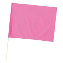 サテン特大旗　φ12mm　メタリックピンク