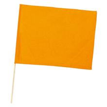 サテン特大旗　φ12mm　メタリックオレンジ