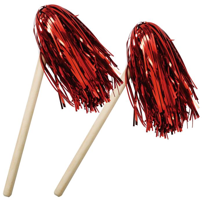 民舞カチカチ棒　2本組　赤0
