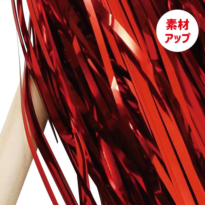 民舞カチカチ棒　2本組　赤2