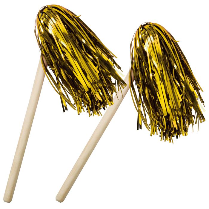 民舞カチカチ棒　2本組　黄0