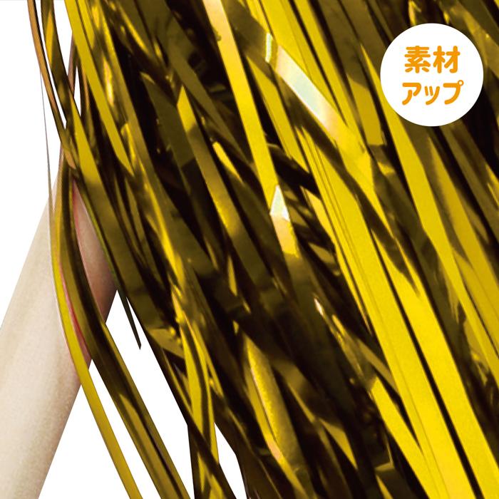 民舞カチカチ棒　2本組　黄2