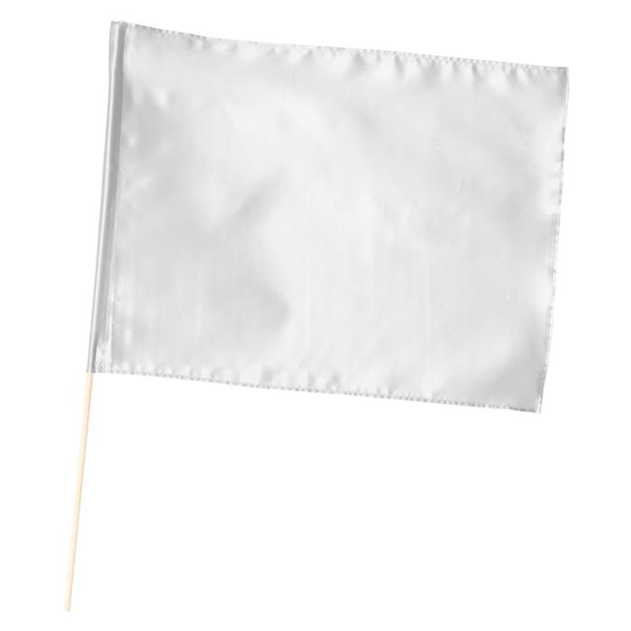 サテン特大旗　φ12mm　シルバー0