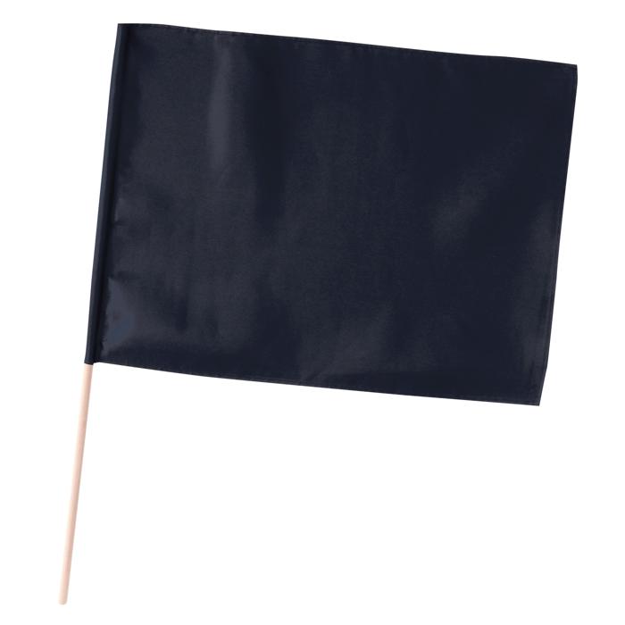 サテン大旗　φ12mm　メタリックブラック0
