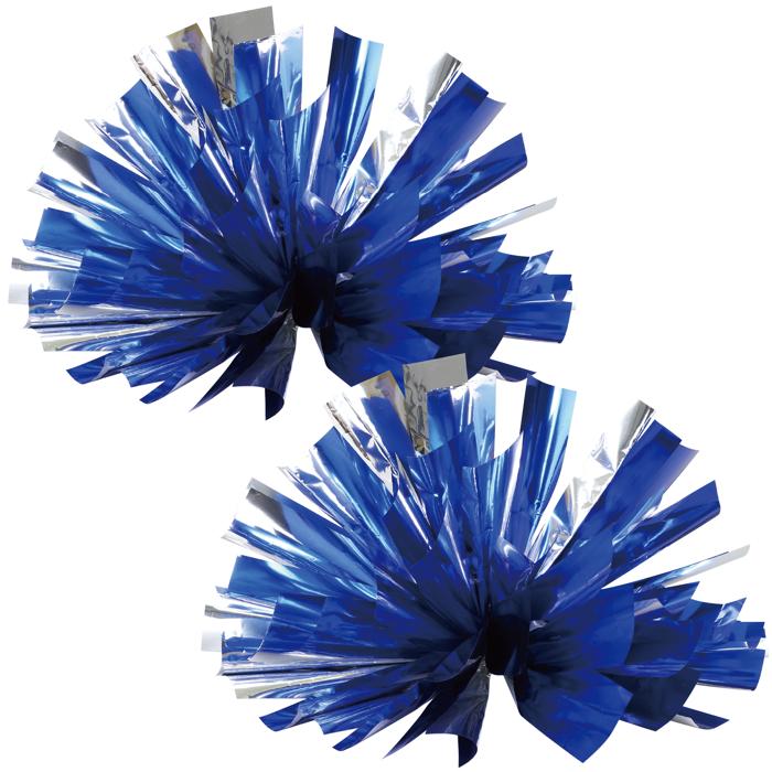 らくらくチアポンポン　ブルーシルバー0