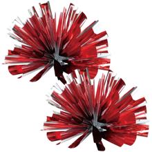 らくらくチアポンポン　レッドシルバー