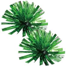 らくらくチアポンポン　グリーンシルバー