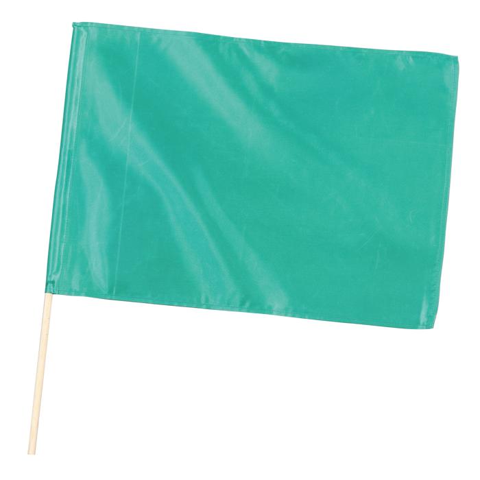 サテン中旗　φ12mm　メタリックグリーン0